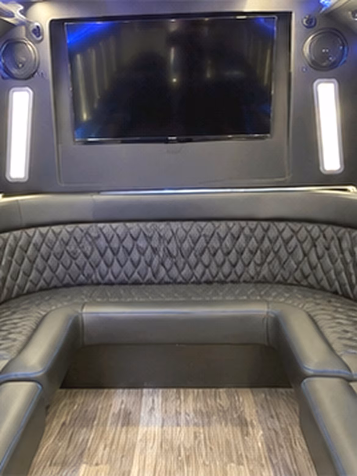 25 Passenger Party Bus Interior