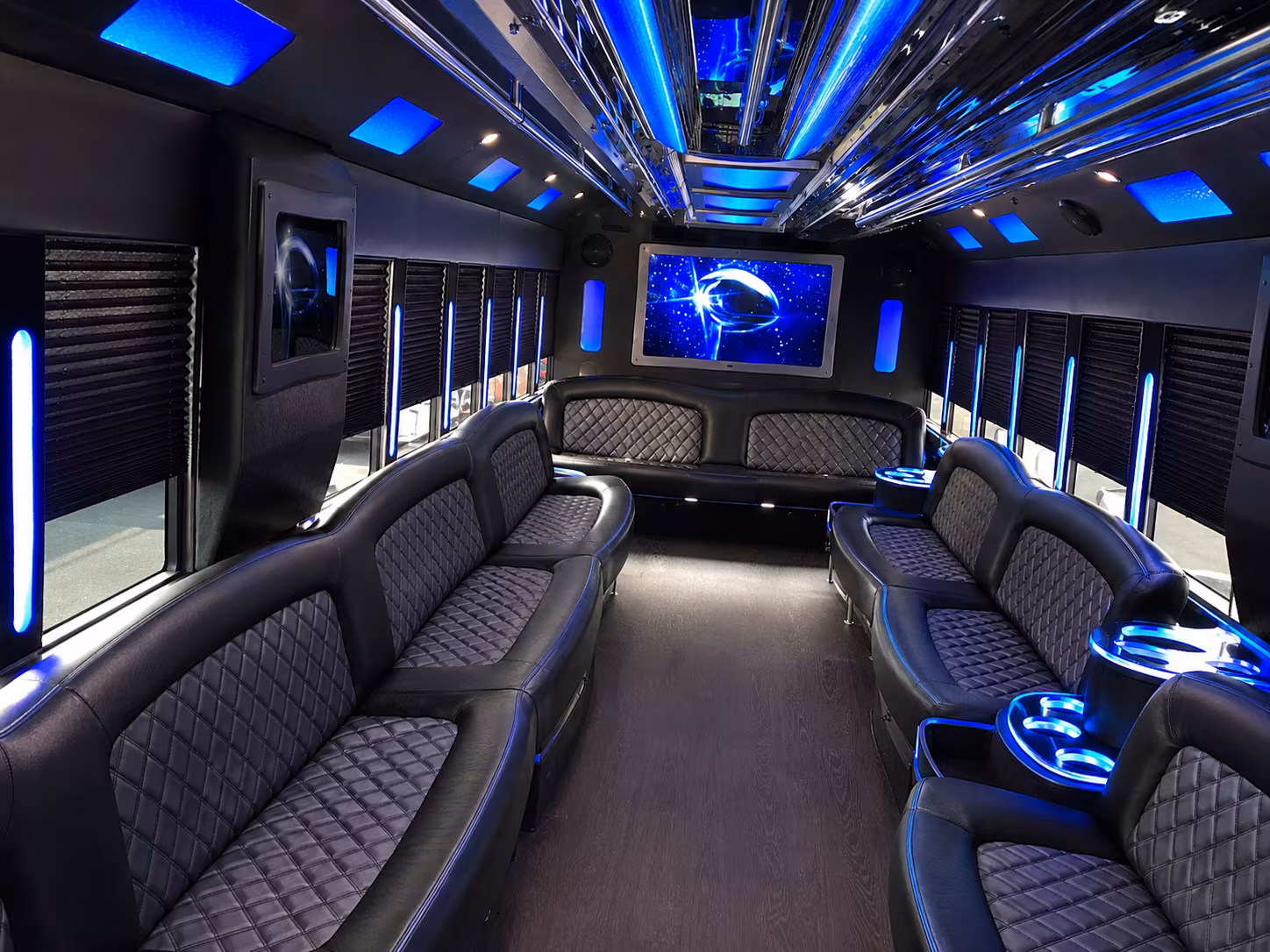 Worcester Sporting Event Transportation onboard seating