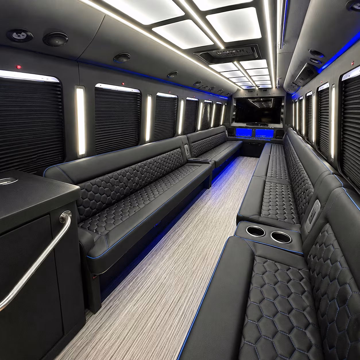 Worcester Winery Tour & Pub Crawl Transportation onboard seating