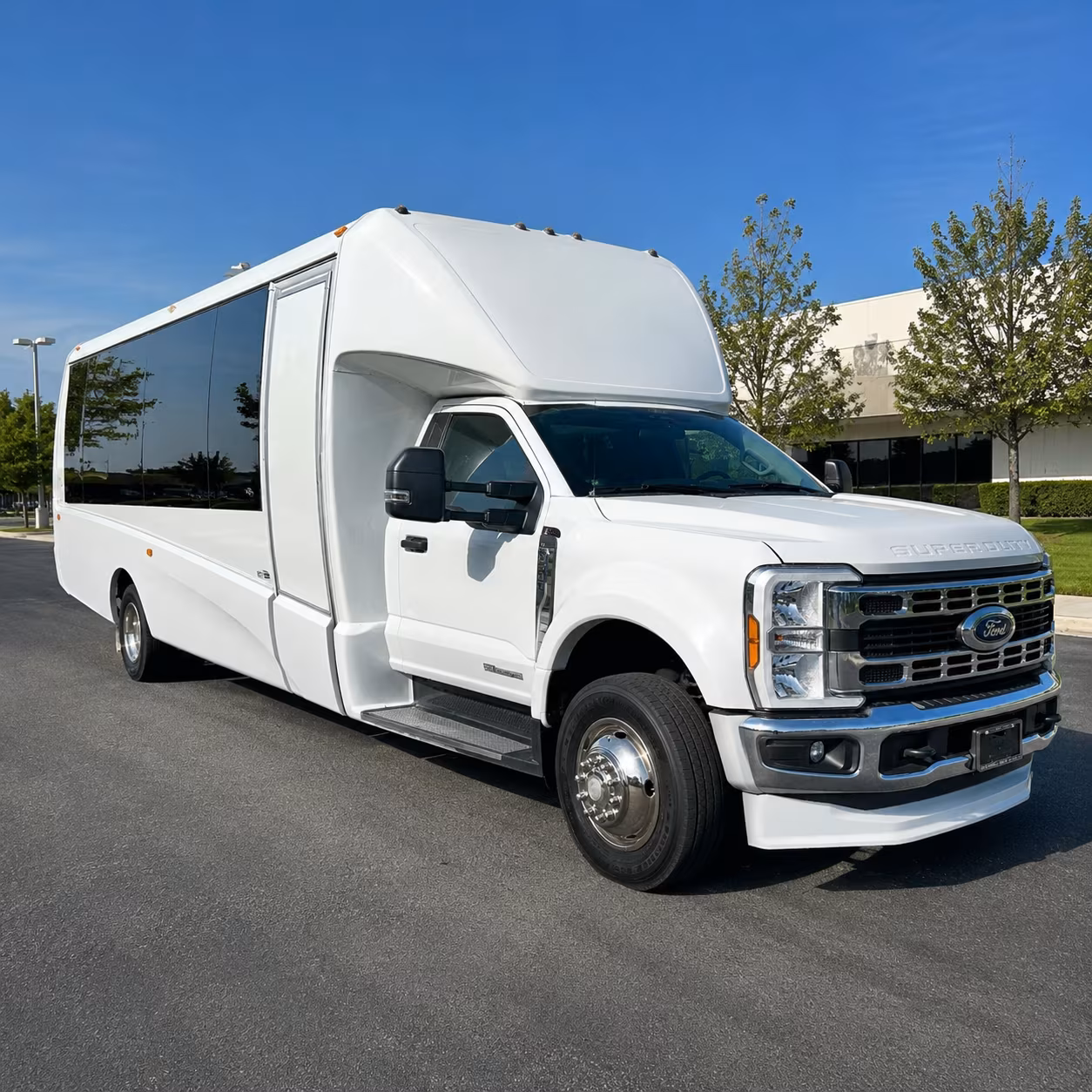Worcester worcester airport transportation party bus exterior