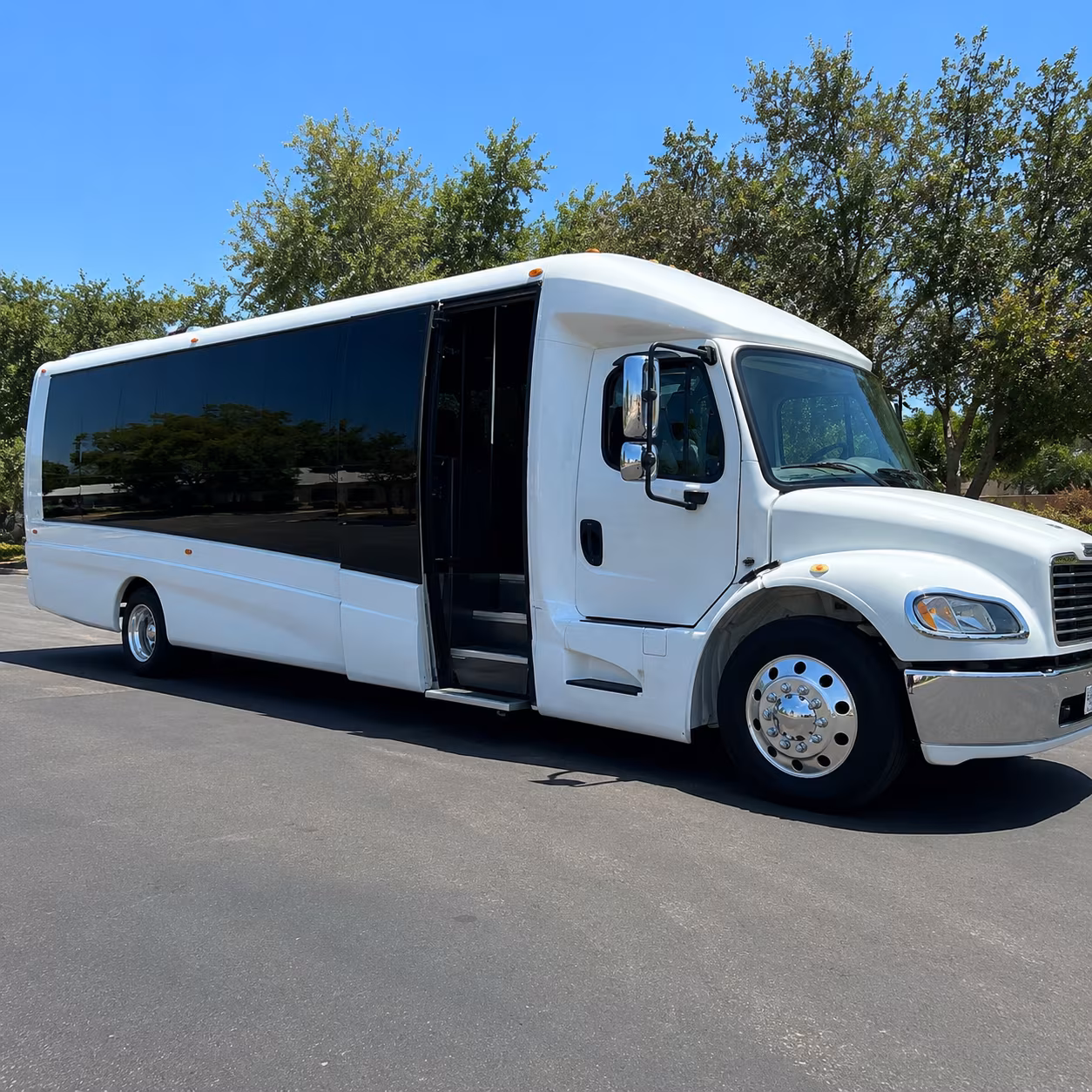 Worcester worcester school event bus rental party bus exterior