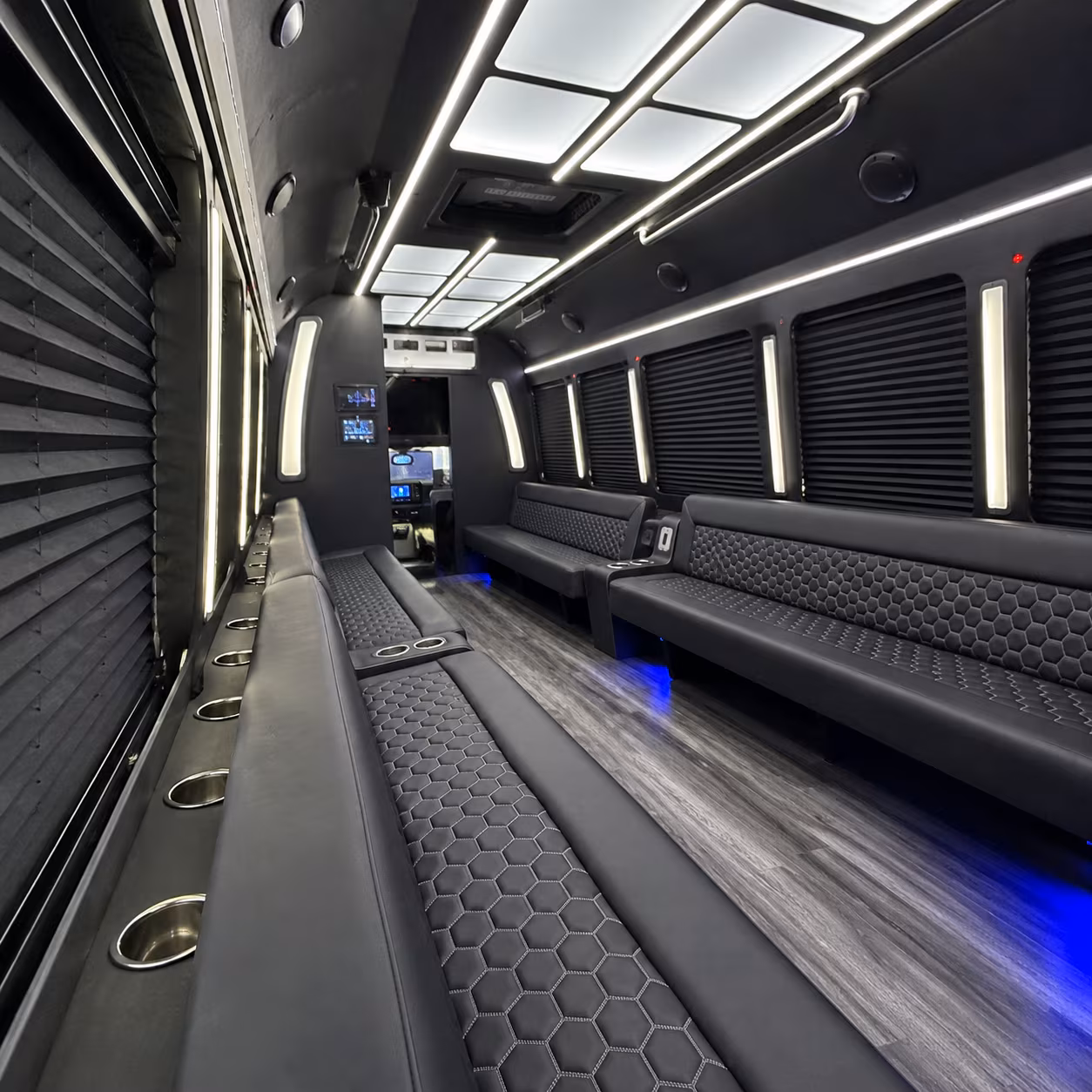 Worcester worcester sporting event party bus rental party bus exterior