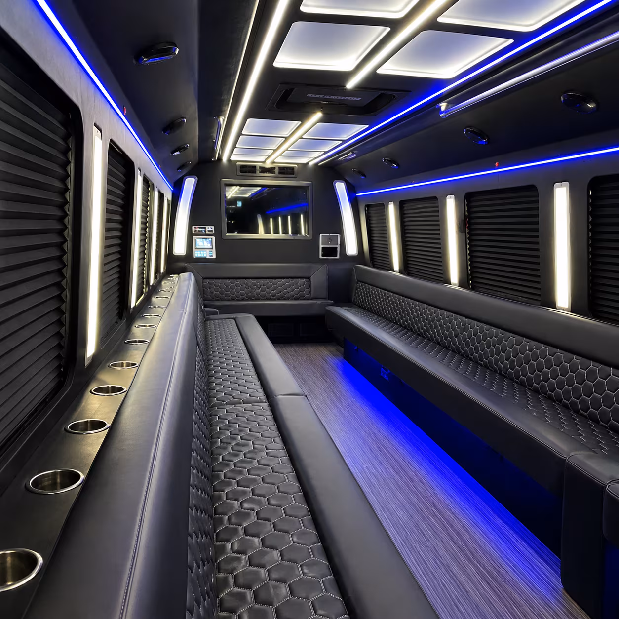 Worcester worcester sporting event party bus rental party bus exterior