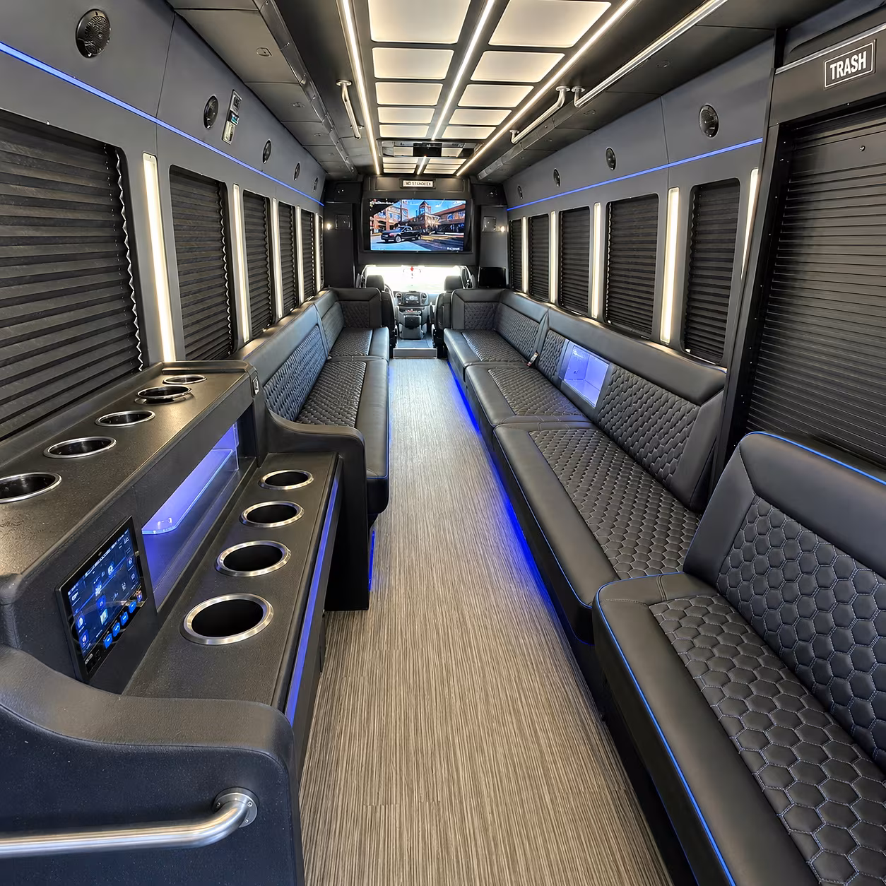 Worcester worcester winery tour pub crawl party bus rental party bus interior