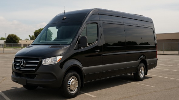 Exterior of Worcester Party Bus Company's 15 Passenger Party Bus in Providence