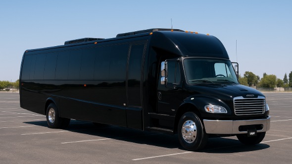 Exterior of Worcester Party Bus Company's 20 Passenger Party Bus in Cambridge