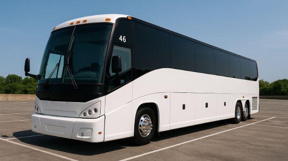 Exterior of Worcester Party Bus Company's 40 Passenger Party Bus in Lowell