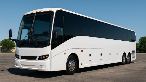 Exterior of Worcester Party Bus Company's 40 Passenger Party Bus in Pawtucket