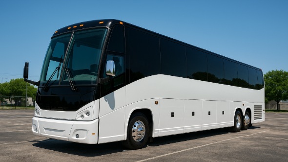 Exterior of Worcester Party Bus Company's 40 Passenger Party Bus in Providence