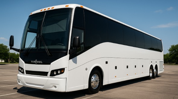 Exterior of Worcester Party Bus Company's 50 Passenger Party Bus in Cranston